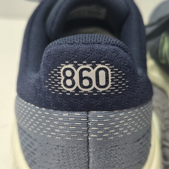 New Balance Fresh Foam X V860v14 Grey Lime Green Running Shoes Women's Size 6.5 - Picture 14 of 15